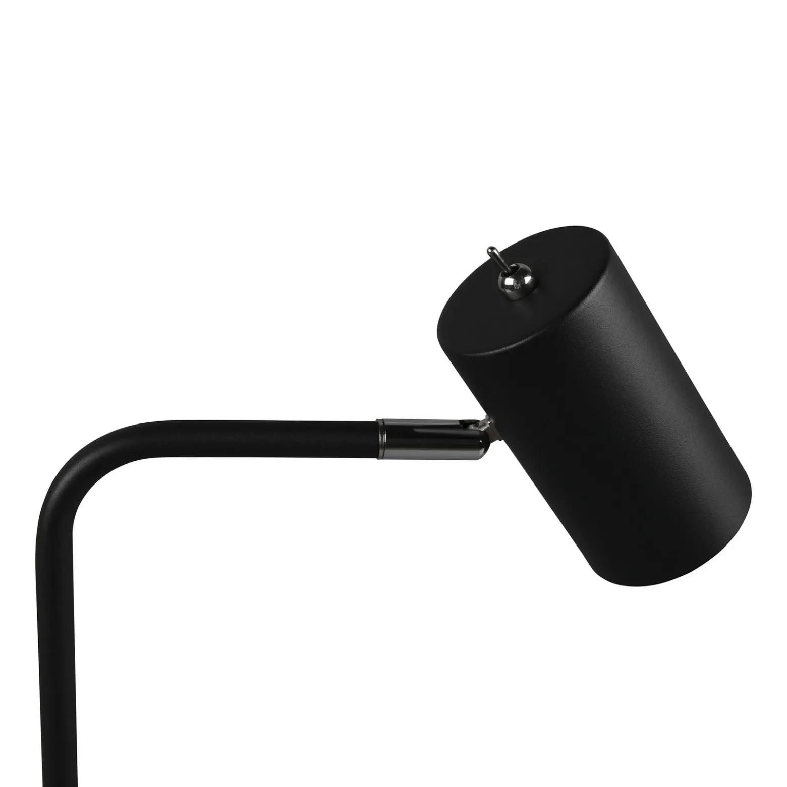 Lámpara de mesa Marley, negra, altura 45 cm, metal