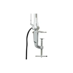 Lámpara de mesa MAULoffice, negro/plateado, altura 56 cm, metal