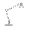 Lámpara de mesa MAULstudy, color plateado, 49 cm, base