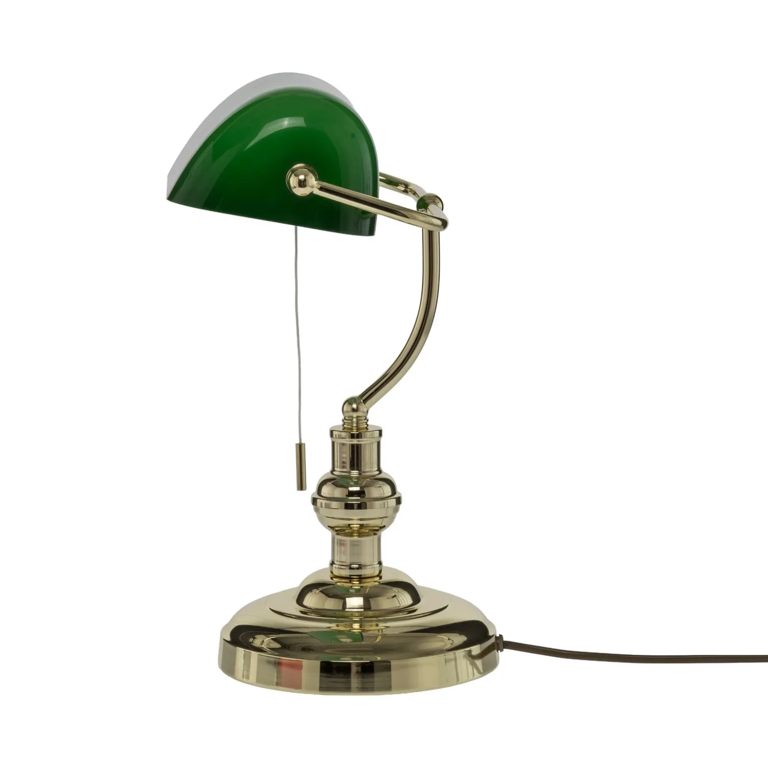 Lámpara de mesa Milenka de Lindby, latón, altura 39 cm, metal