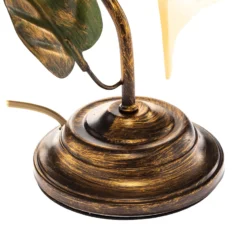 Lámpara de mesa Miranda 1 luz, bronce