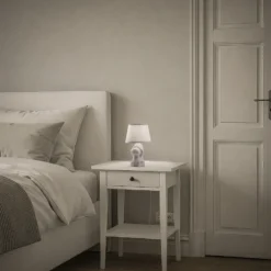Lámpara de mesa Monkey, marrón, cerámica, 28 cm de altura, E14