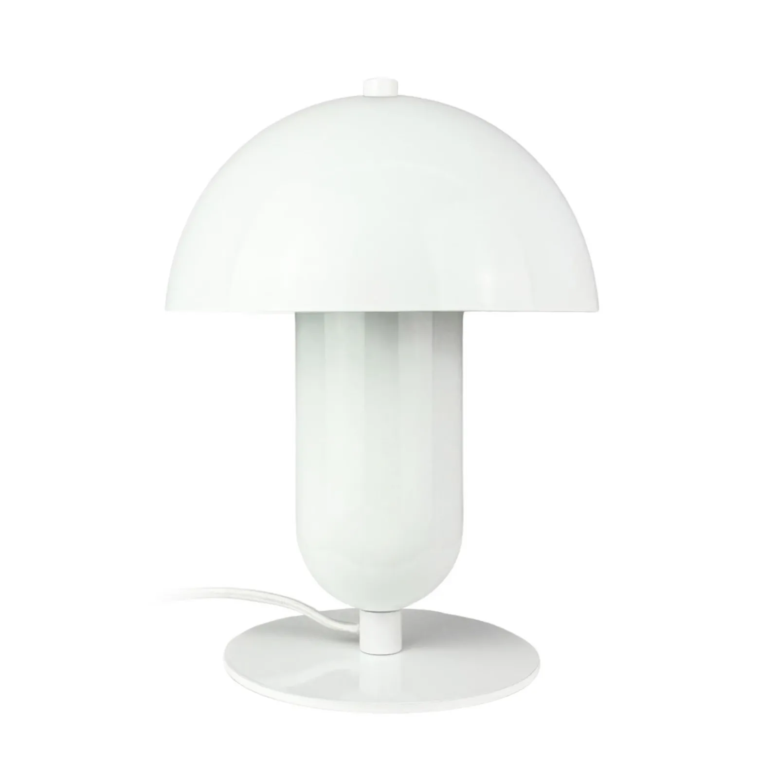 Lámpara de mesa «Movie» de Dyberg Larsen, blanca, metal, E27