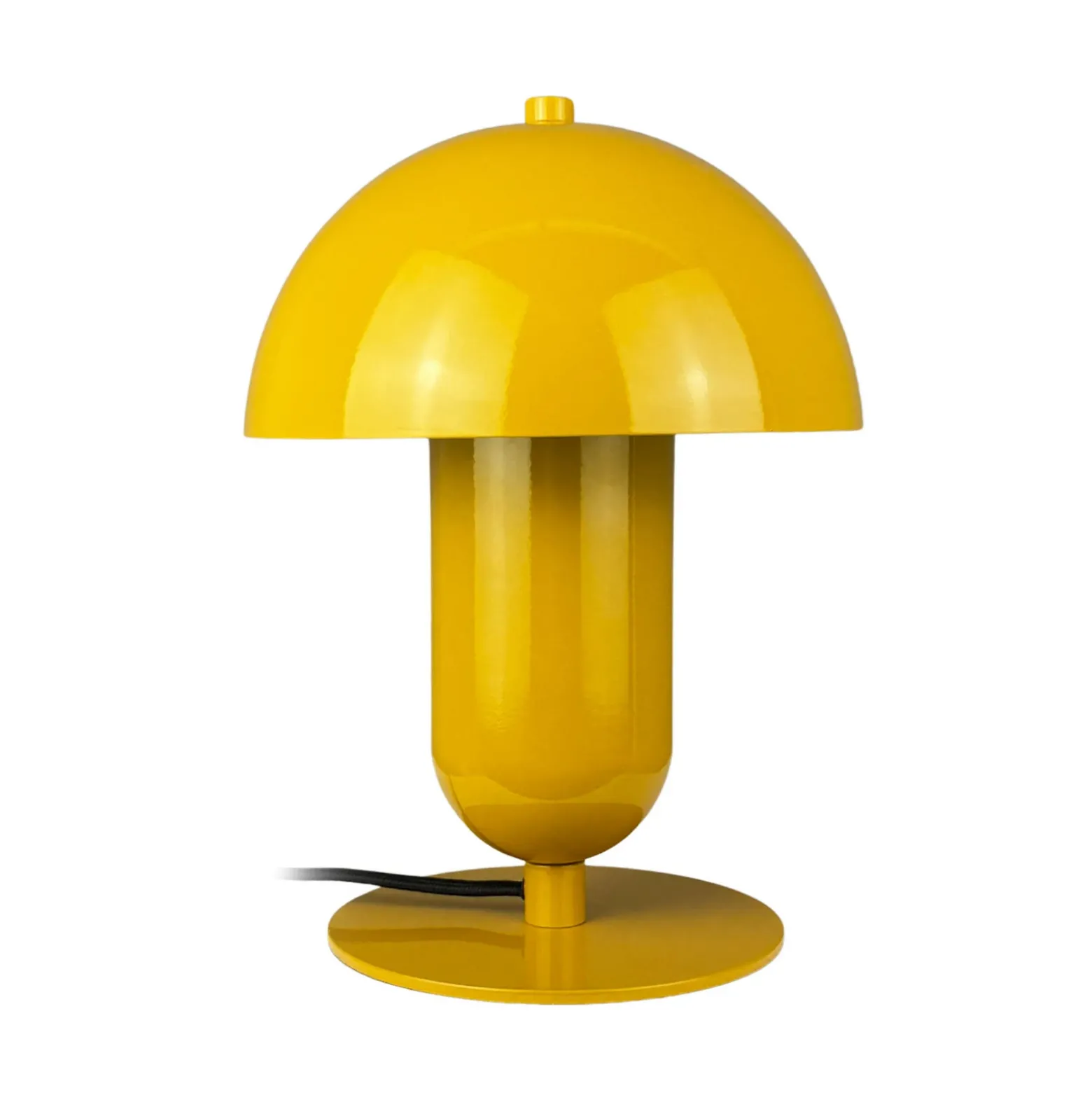 Lámpara de mesa «Movie» de Dyberg Larsen, amarillo curry, metal, E27