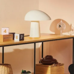 Lámpara de mesa Night Owl de FRITZ HANSEN, blanco ahumado