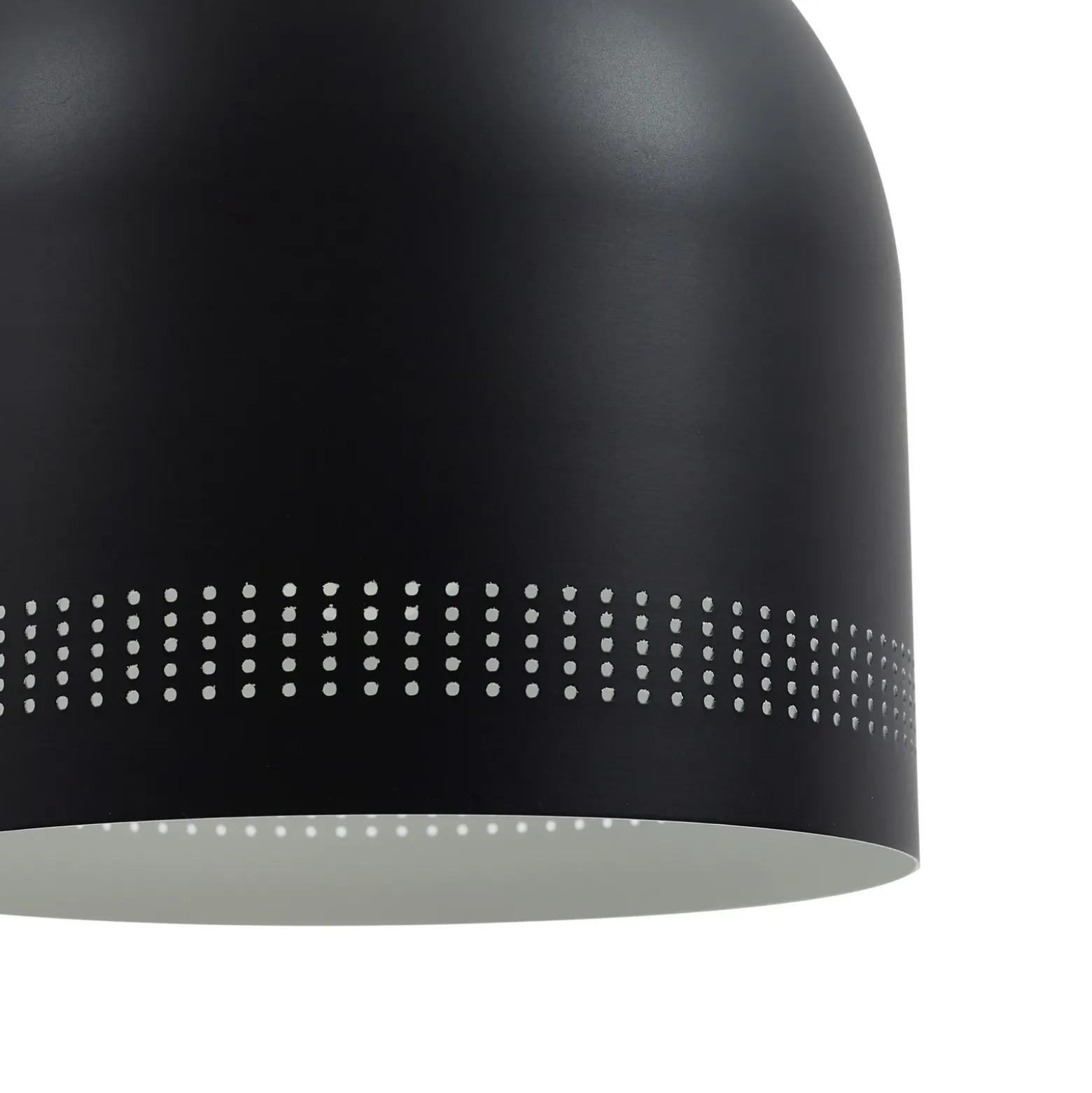 Lámpara de mesa Nola Oura, negra, altura 45 cm, hierro, E14