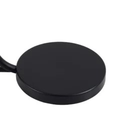 Lámpara de mesa Nola Oura, negra, altura 45 cm, hierro, E14