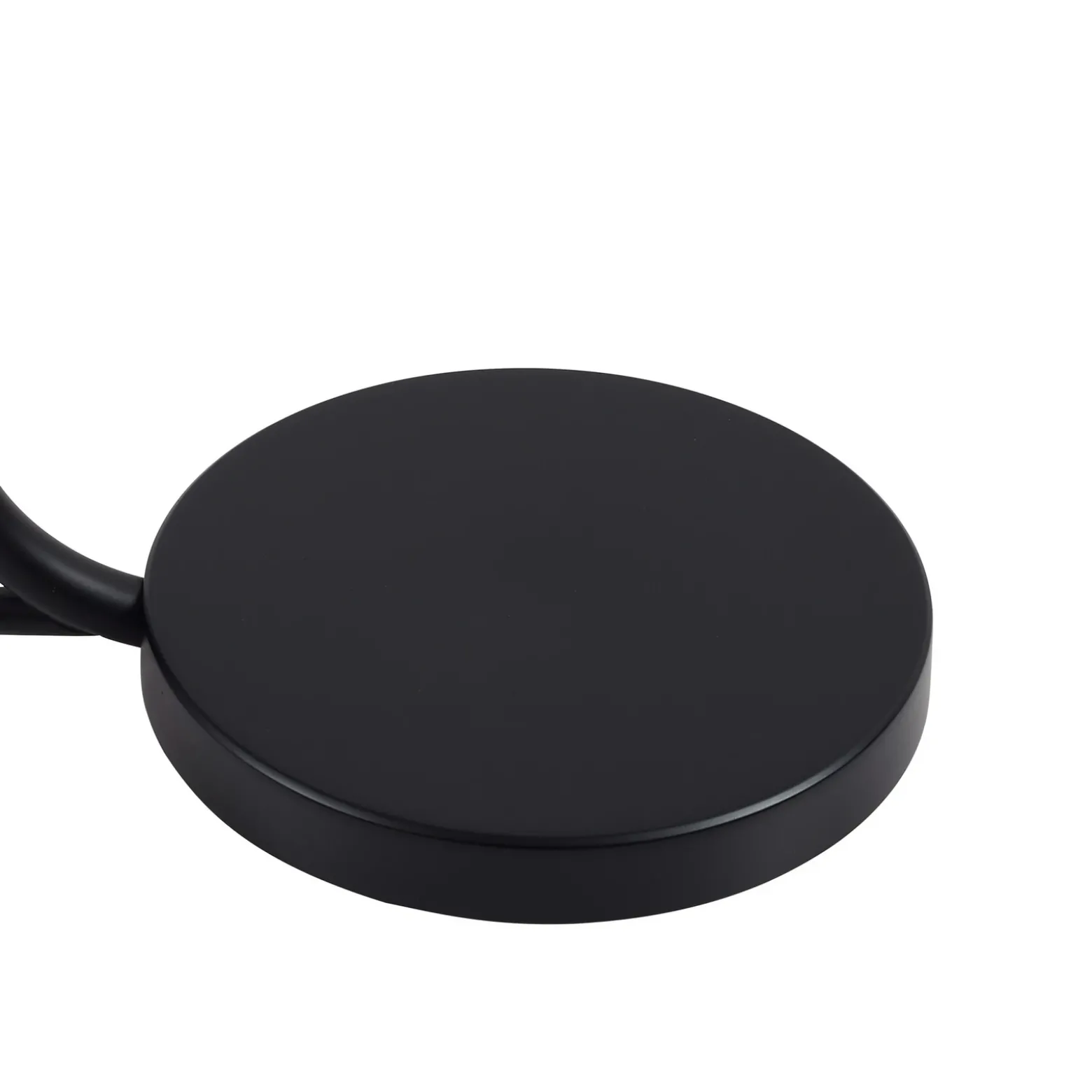 Lámpara de mesa Nola Oura, negra, altura 45 cm, hierro, E14