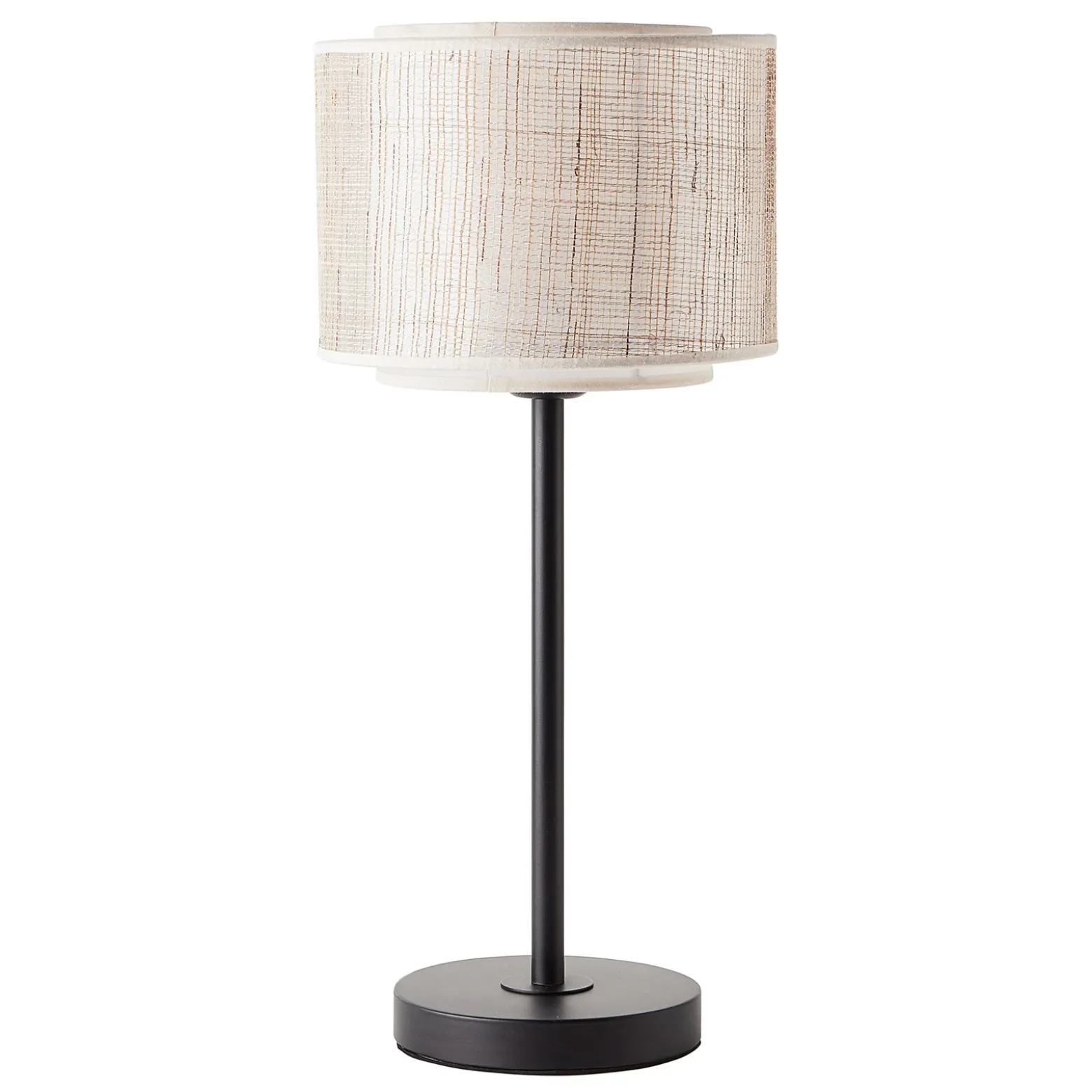 Lámpara de mesa Odar con bambú