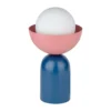 Lámpara de mesa OSRAM Decor Bowl, azul/rosa, acero, E14