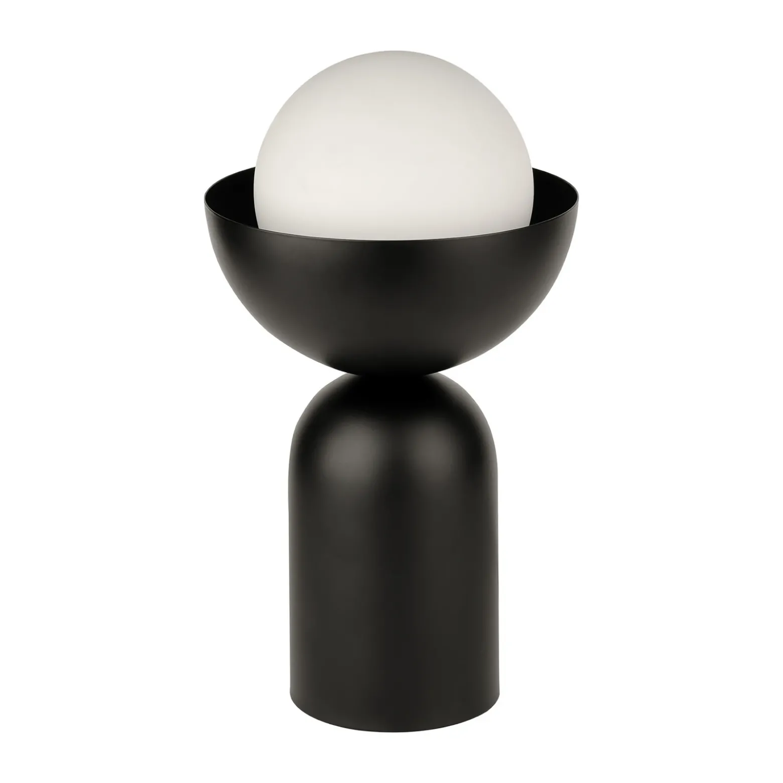Lámpara de mesa OSRAM Decor Bowl, negra, acero, E14