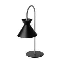 Lámpara de mesa OSRAM Decor Waist, acero, negro, E27