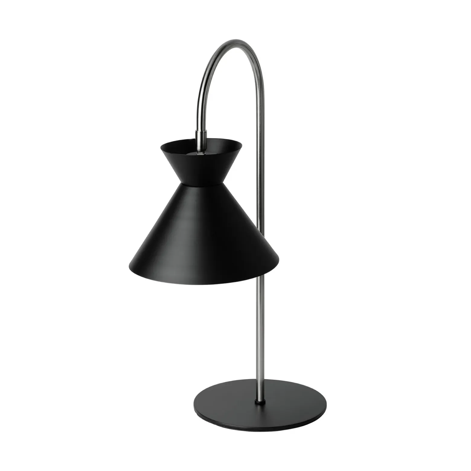 Lámpara de mesa OSRAM Decor Waist, acero, negro, E27