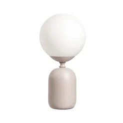 Lámpara de mesa Pauleen GLOWING CHARM, gris, 30 cm, cerámica/vidrio