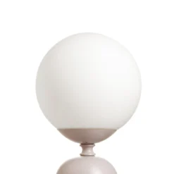 Lámpara de mesa Pauleen GLOWING CHARM, gris, 30 cm, cerámica/vidrio