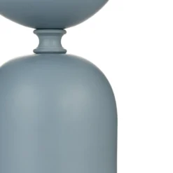 Lámpara de mesa Pauleen Glowing Charm, base de cerámica azul