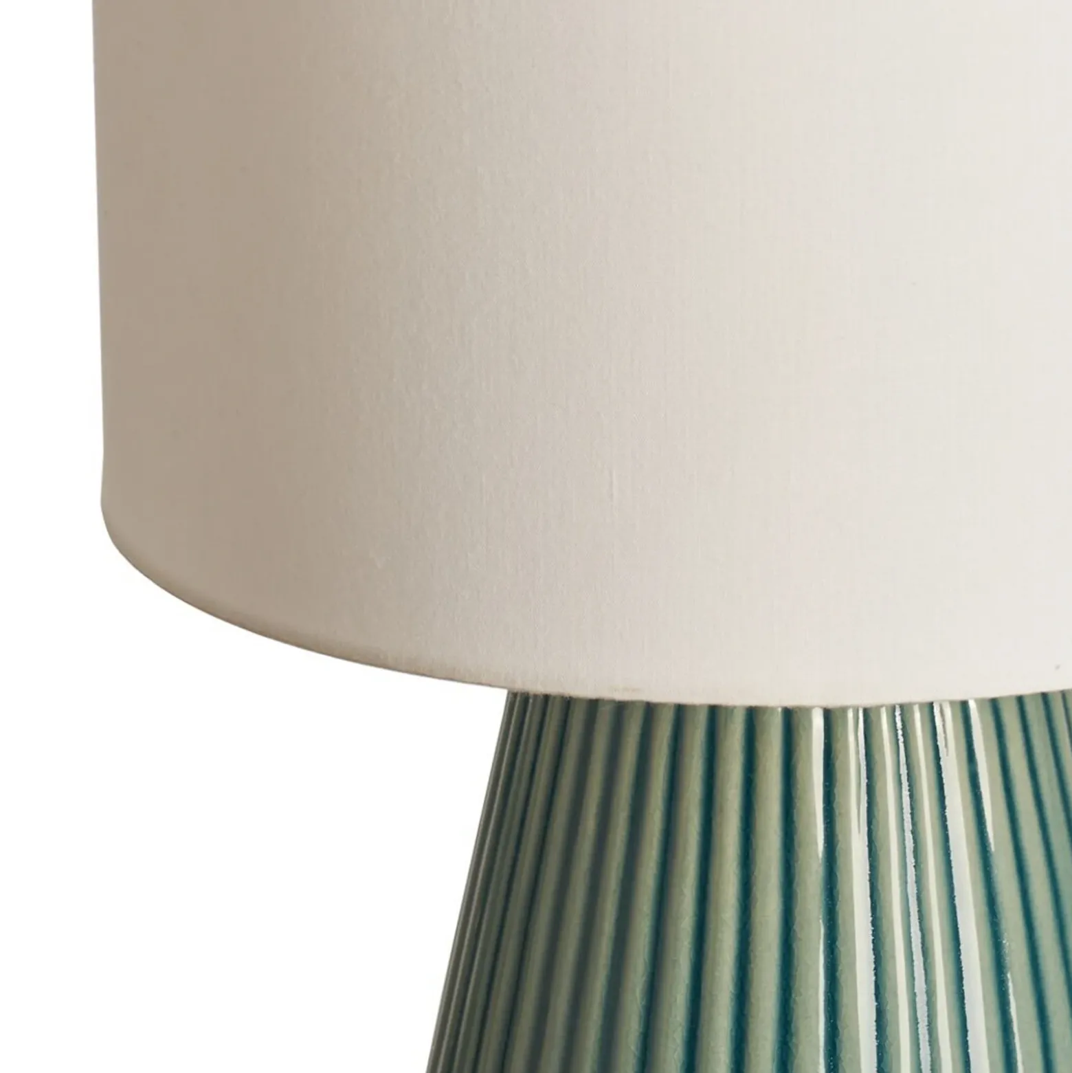 Lámpara de mesa Pauleen LOVE IT CLASSY, blanca/verde, altura 36 cm