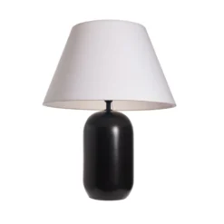 Lámpara de mesa Pauleen MYSTIC SHINE, blanco/negro, altura 45 cm
