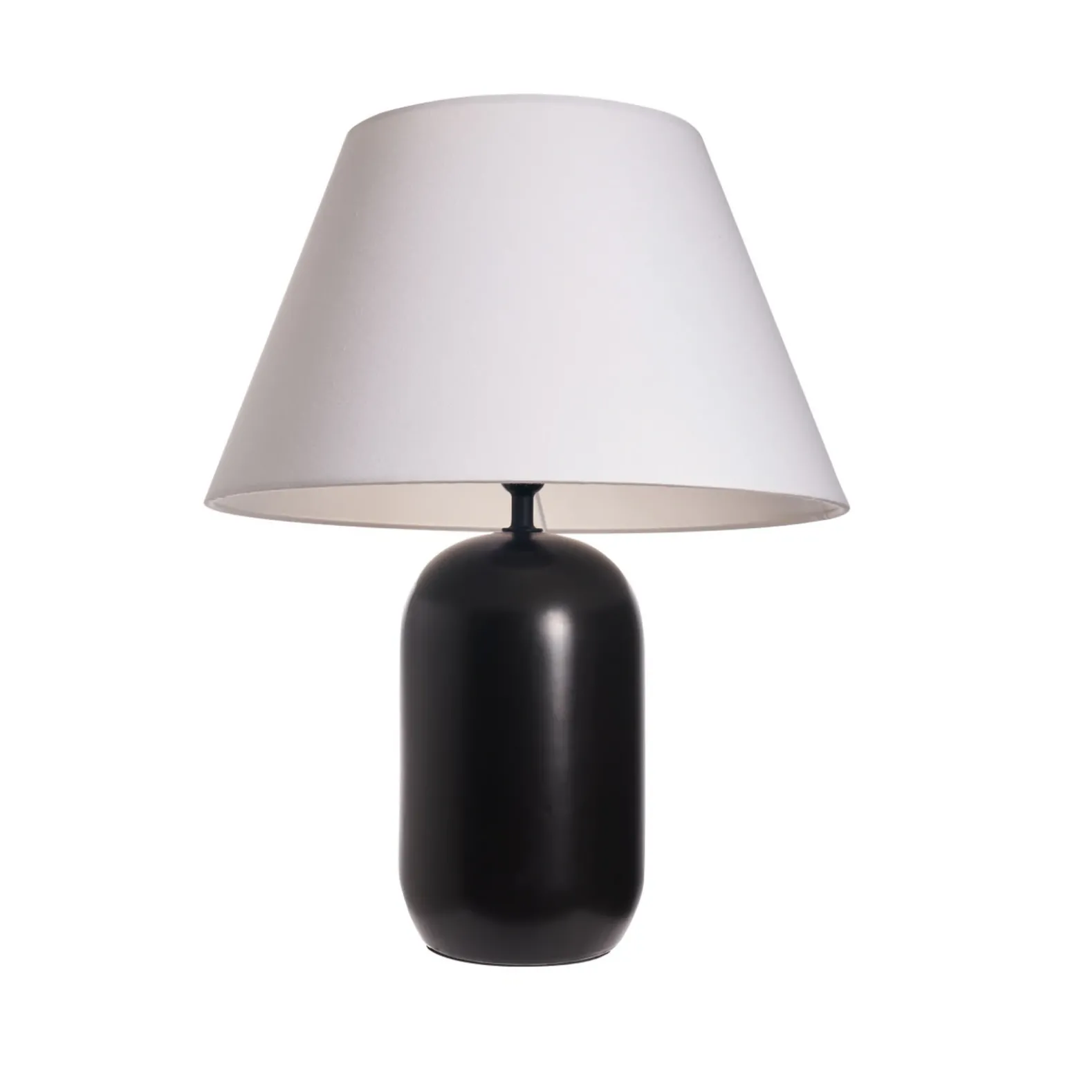Lámpara de mesa Pauleen MYSTIC SHINE, blanco/negro, altura 45 cm