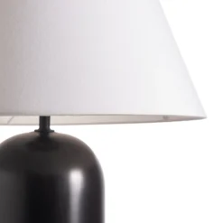 Lámpara de mesa Pauleen MYSTIC SHINE, blanco/negro, altura 45 cm