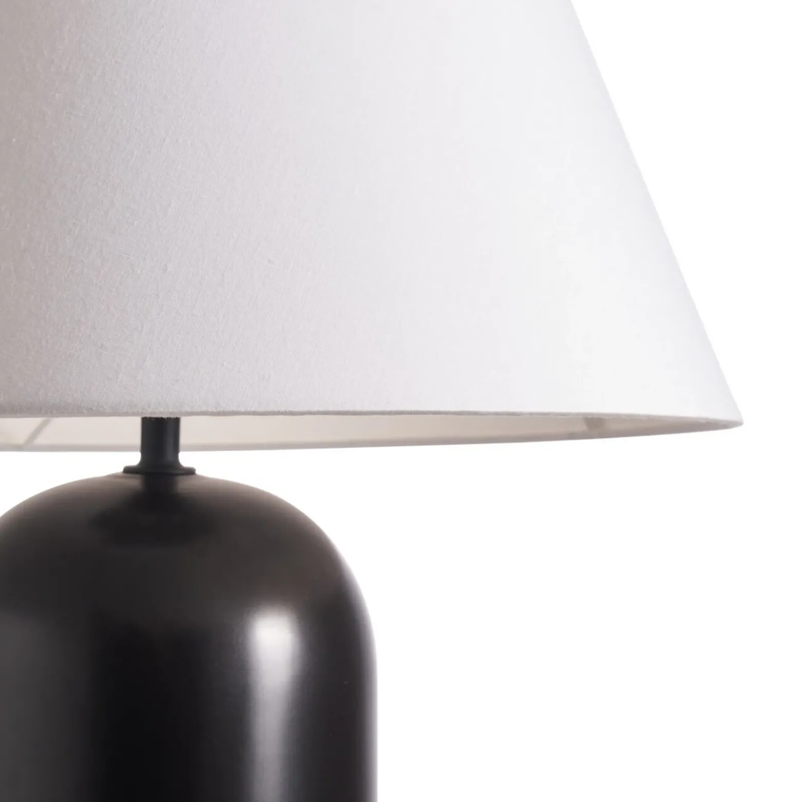 Lámpara de mesa Pauleen MYSTIC SHINE, blanco/negro, altura 45 cm