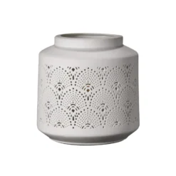 Lámpara de mesa Pauleen PRETTY SUNKISS, blanca, altura 18 cm, porcelana