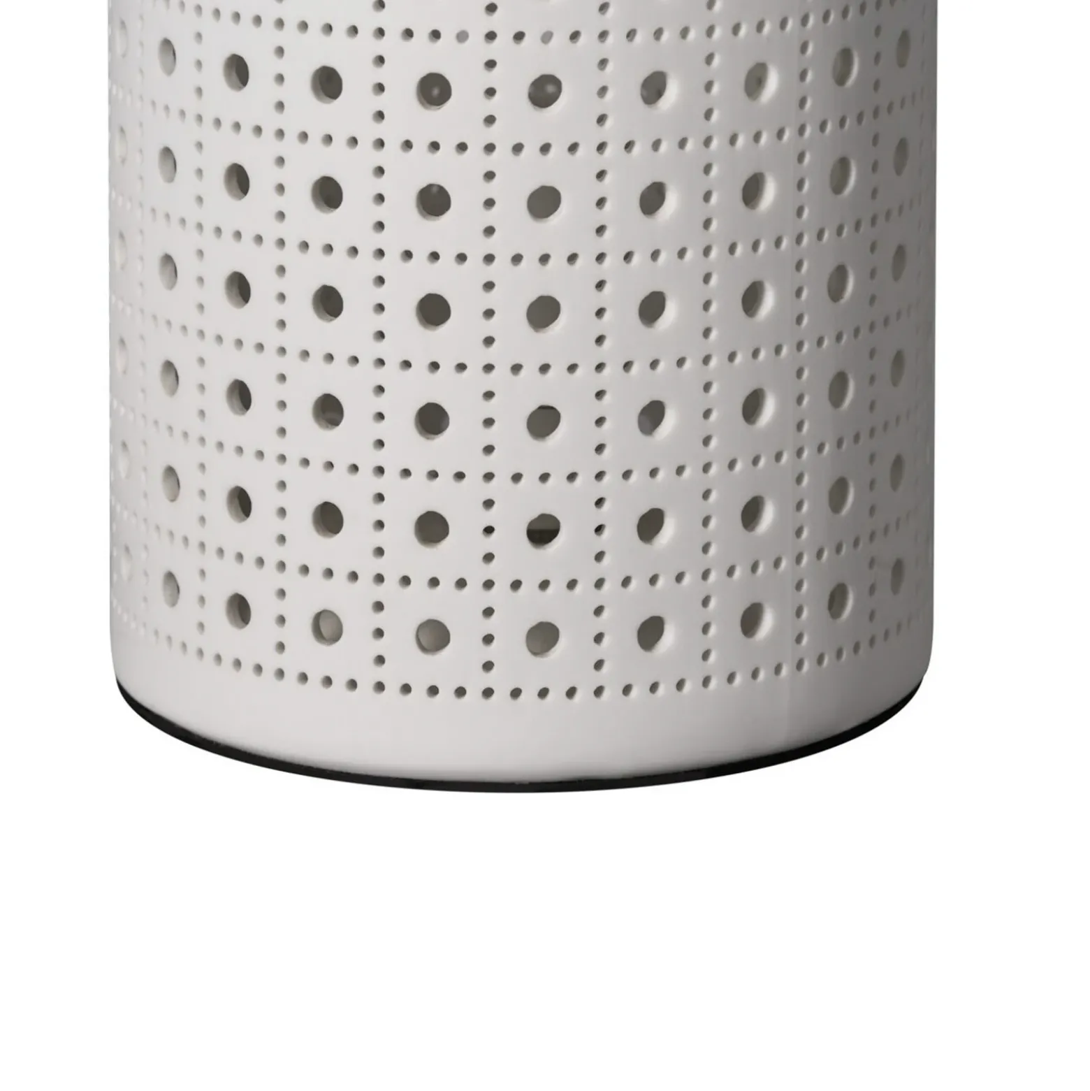 Lámpara de mesa Pauleen PURE SUNKISS, blanca, altura 27 cm, porcelana