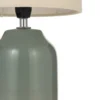 Lámpara de mesa Pauleen Sandy Glow, crema/verde