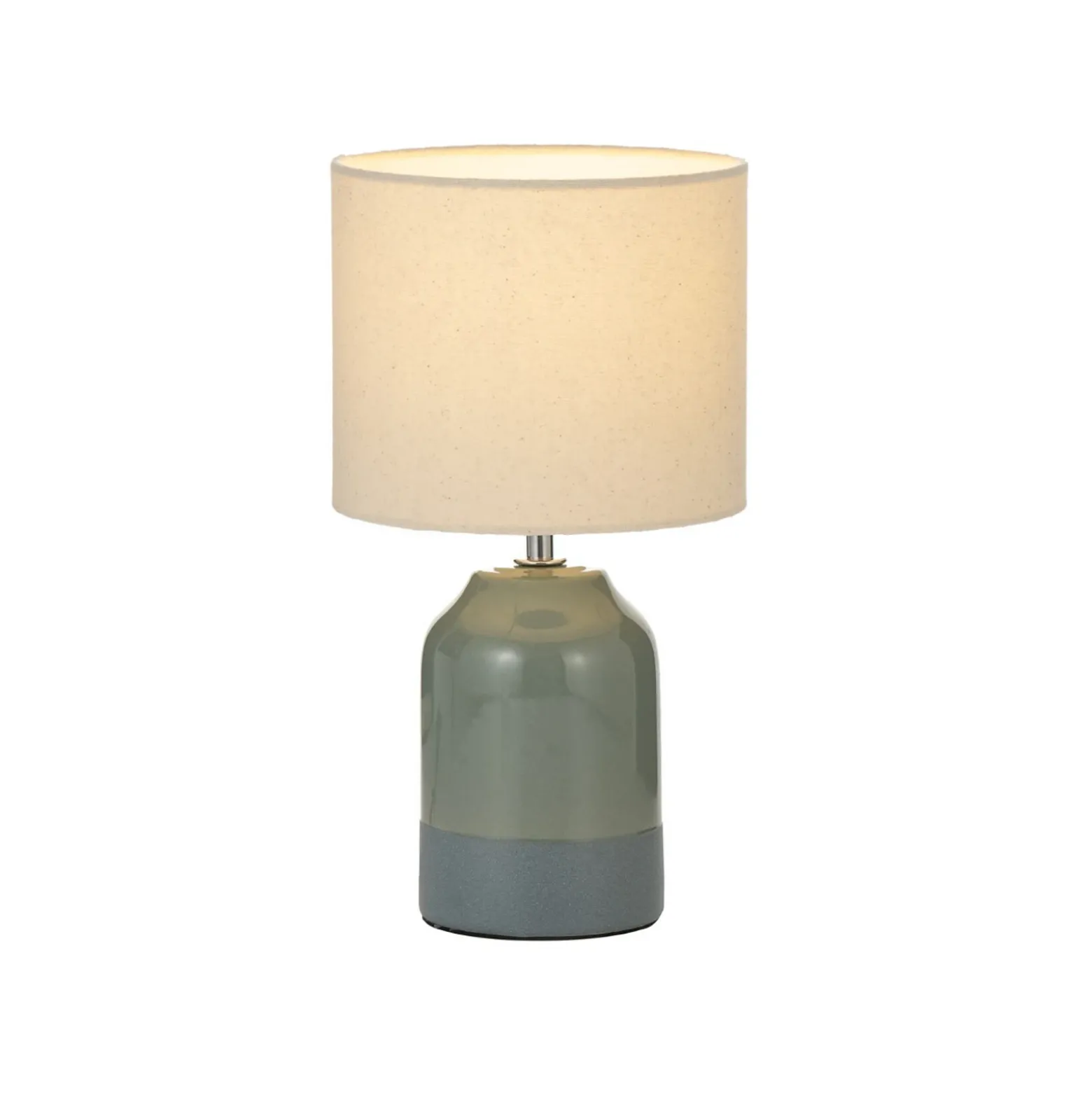 Lámpara de mesa Pauleen Sandy Glow, crema/verde
