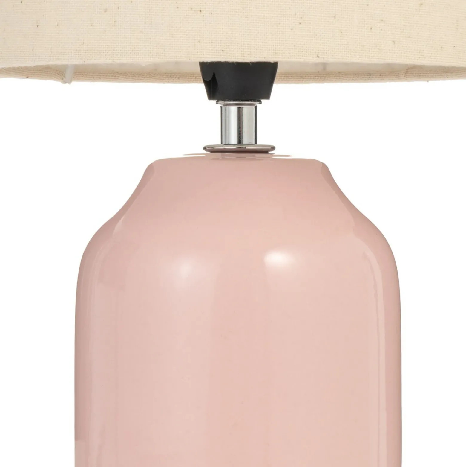 Lámpara de mesa Pauleen Sandy Glow, crema/rosa
