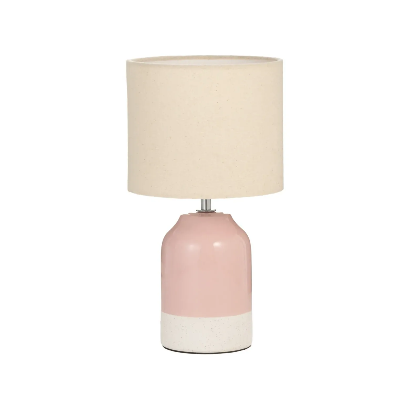 Lámpara de mesa Pauleen Sandy Glow, crema/rosa