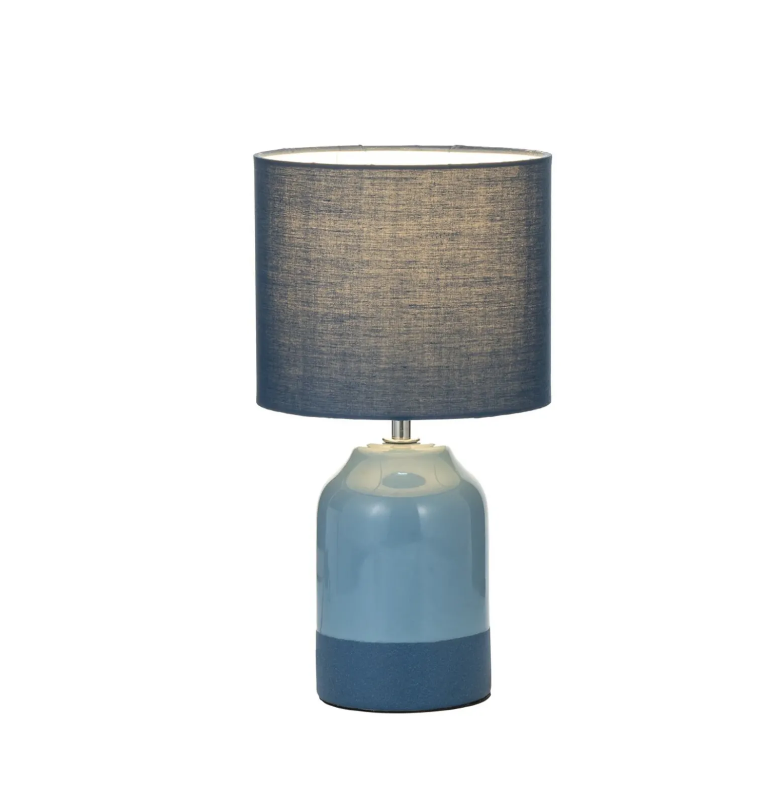 Lámpara de mesa Pauleen Sandy Glow, azul/azul