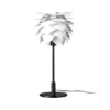 Lámpara de mesa Pineapple de Dyberg Larsen, blanca/negra, altura 35 cm