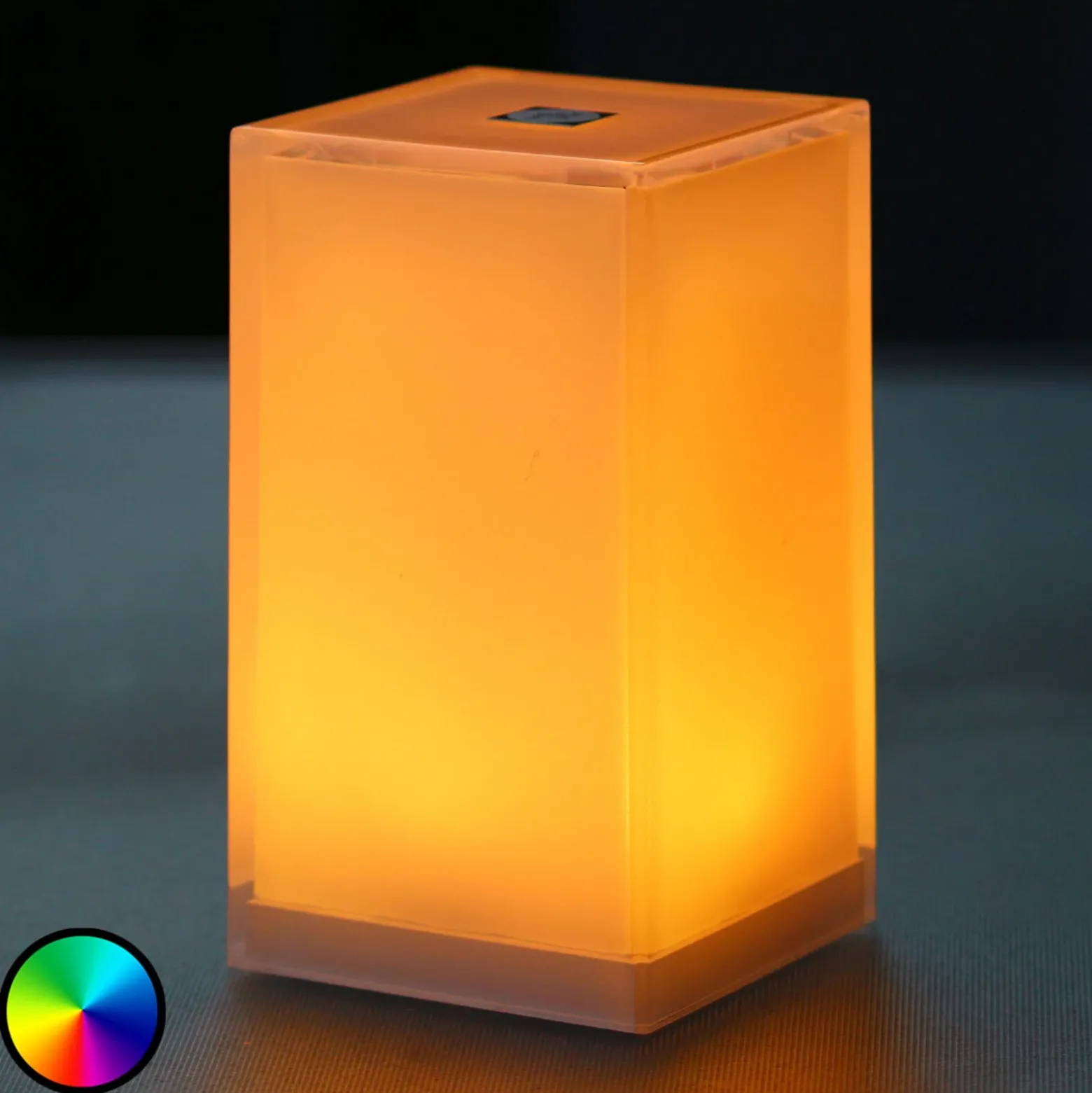 Lámpara de mesa Portable Cub, App-controlable, RGBW