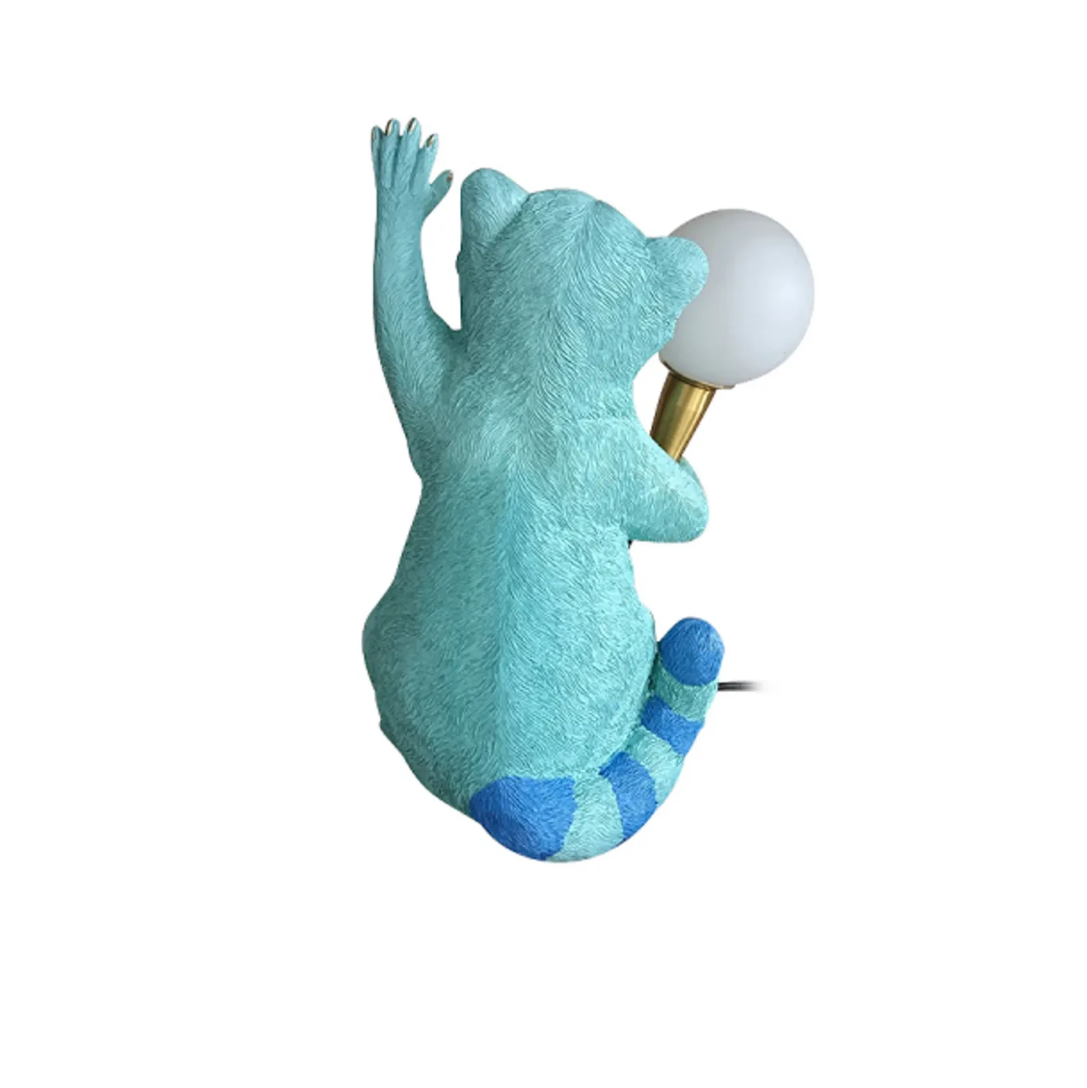 Lámpara de mesa Racoon de KARE, multicolor, resina sintética, altura 31 cm