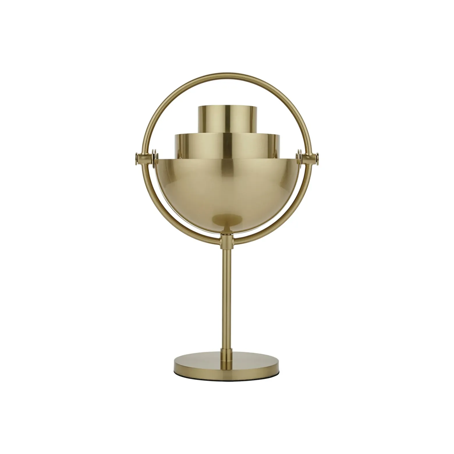 Lámpara de mesa recargable Gubi Multi-Lite, latón/latón, 30 cm