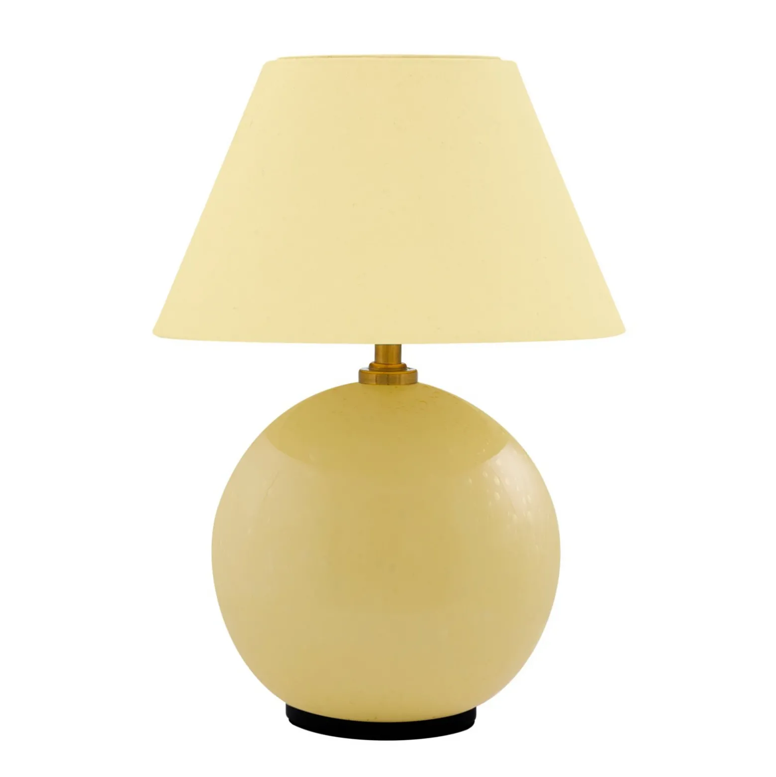 Lámpara de mesa recargable IRIS de Globen Lighting, amarilla/amarilla, altura