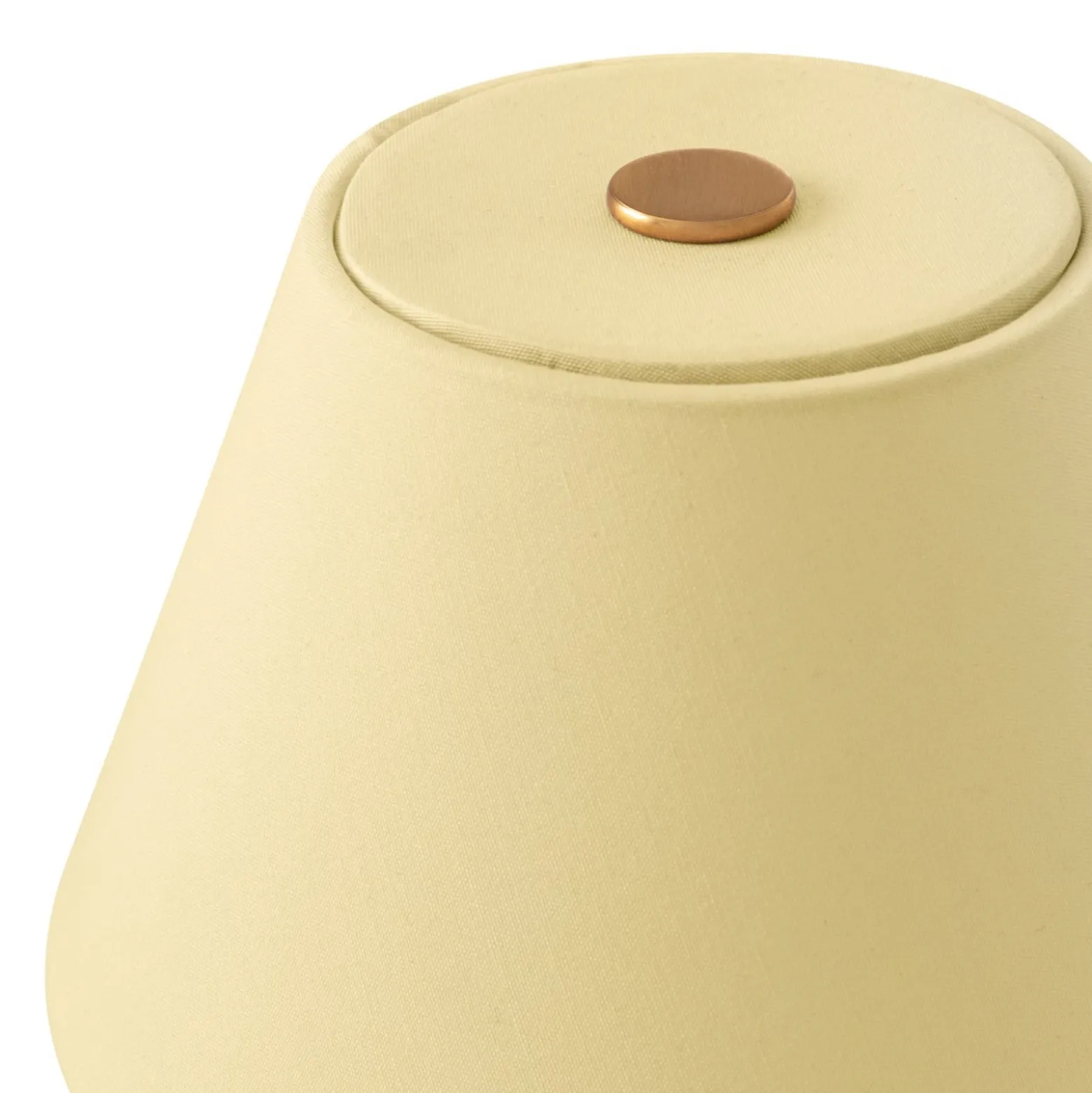 Lámpara de mesa recargable IRIS de Globen Lighting, amarilla/amarilla, altura