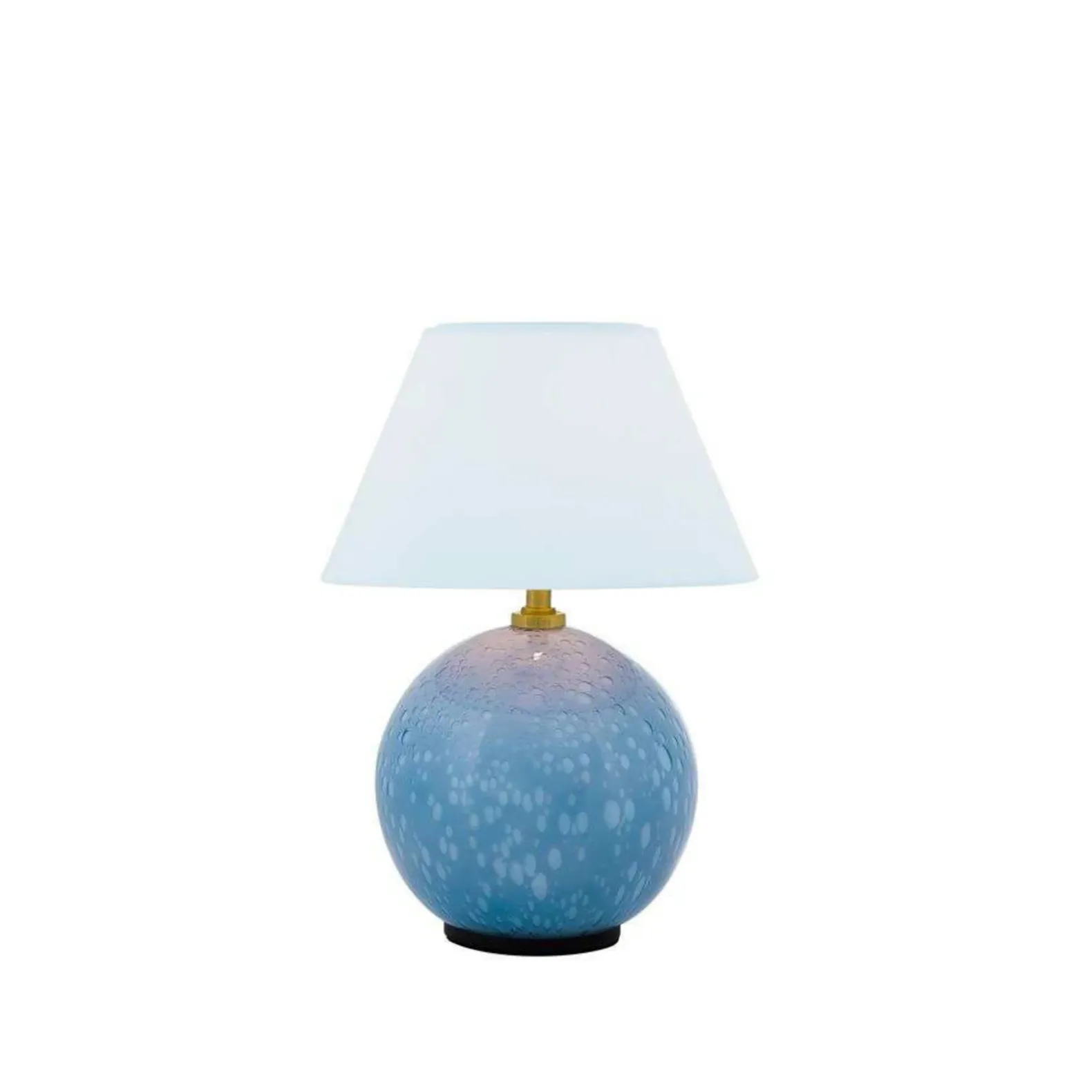 Lámpara de mesa recargable IRIS de Globen Lighting, azul, altura 23 cm, G4