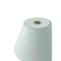Lámpara de mesa recargable IRIS de Globen Lighting, verde, altura 23 cm, G4