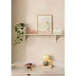 Lámpara de mesa recargable IRIS de Globen Lighting, verde, altura 23 cm, G4