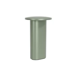 Lámpara de mesa recargable LED Solae de Fritz Hansen, verde, aluminio, IP44