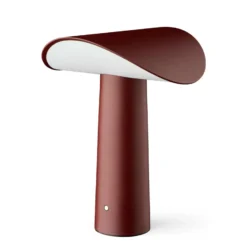 Lámpara de mesa recargable LED GEJST Lium, burdeos, 2700 K, USB
