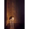 Lámpara de mesa recargable LED FRANDSEN Pila, latón, 20 cm, atenuable