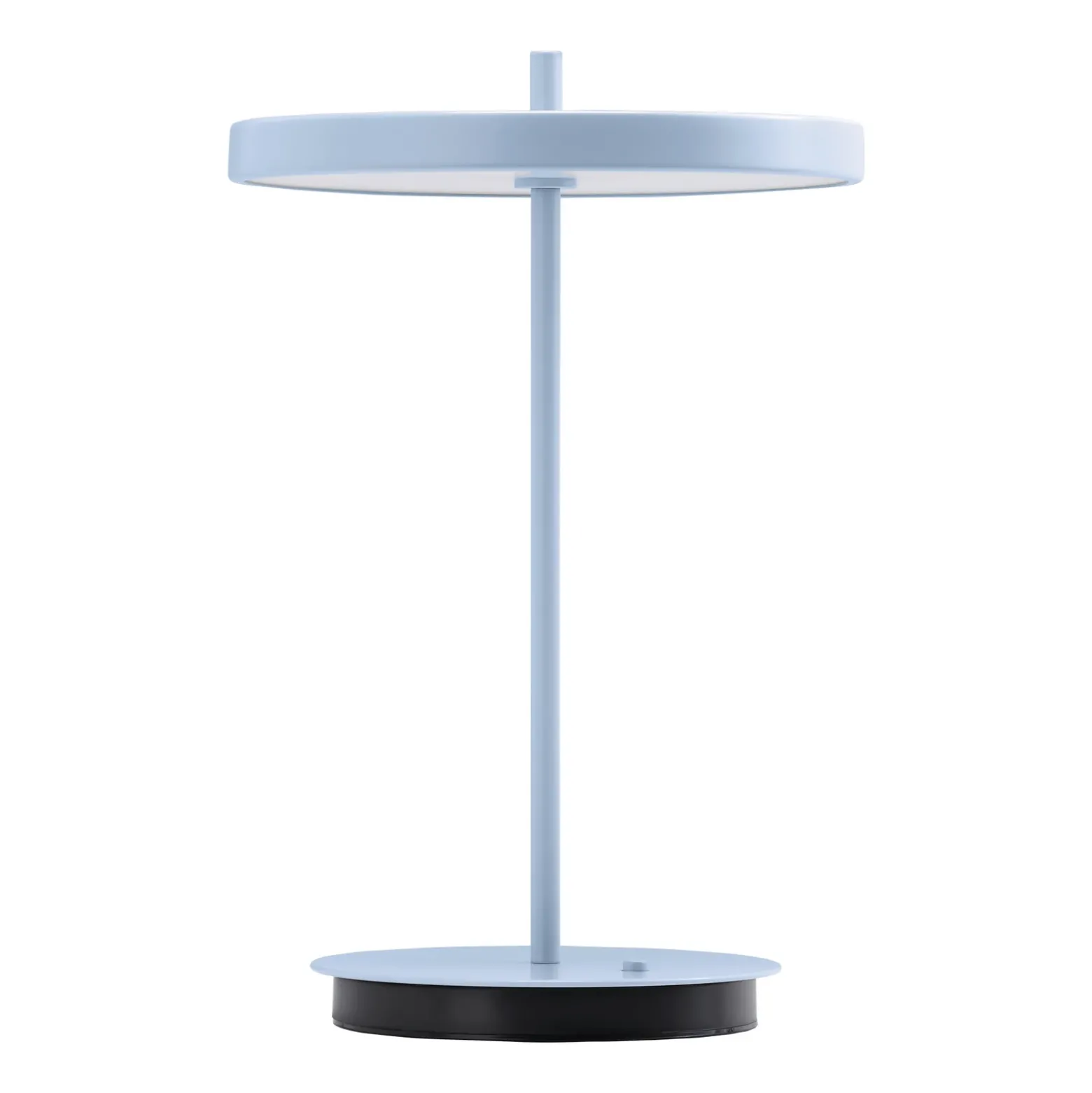Lámpara de mesa recargable LED UMAGE Asteria Move, azul claro, 31 cm