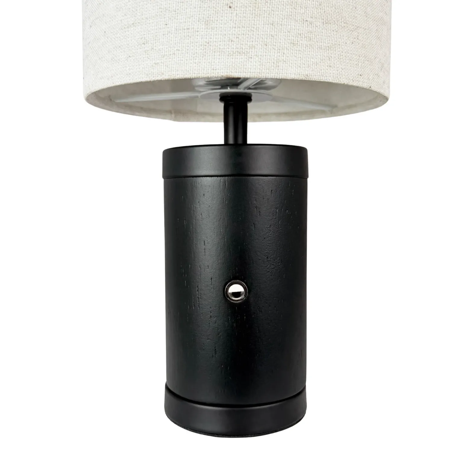 Lámpara de mesa recargable LED Mellow de Dyberg Larsen, negra, 23 cm