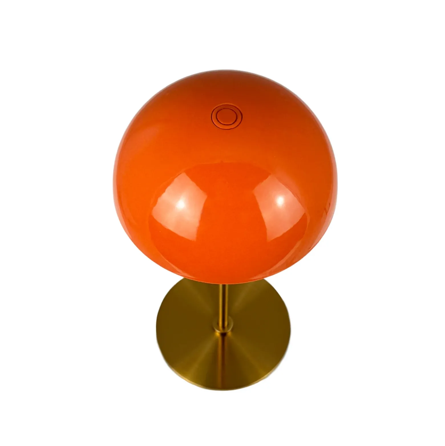 Lámpara de mesa recargable LED Along de Dyberg Larsen, naranja, juego de 2