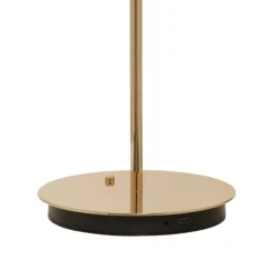Lámpara de mesa recargable LED UMAGE Asteria Move, latón pulido, 31 cm