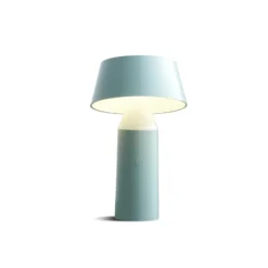 Lámpara de mesa recargable LED MARSET Bicoca azul claro
