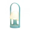 Lámpara de mesa recargable LED FollowMe de MARSET, azul